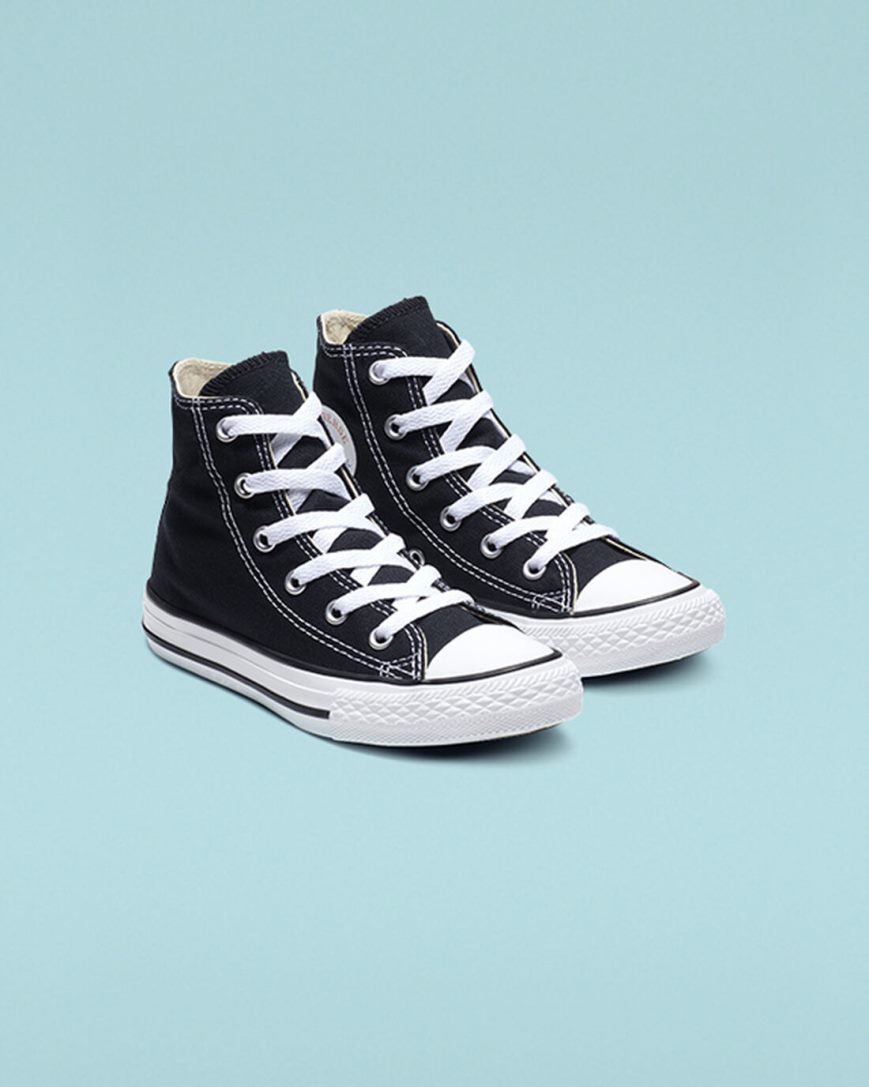 Boys' Converse Chuck Taylor All Star Classic High Top Shoes Black | AU 8EC16U